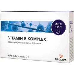 Vitamin B Komplex-Vitamin-B-Komplex Weichkapseln, 60 St