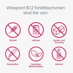 Vitasprint B12 Vitamin B12 (Cobalamin)-Trinkfläschchen mit Vitamin B12 für mehr Energie, 10 St