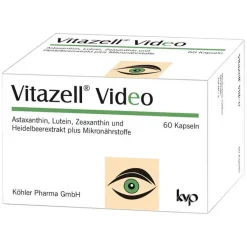 Vitazell Lutein|Astaxanthin-Video Kapseln, 60 St