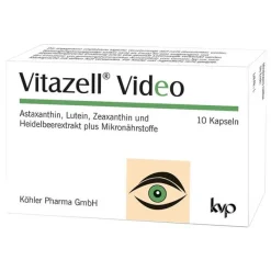 Vitazell Lutein|Astaxanthin-Video Kapseln, 10 St