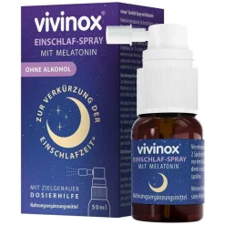 ® Einschlaf-Spray mit Melatonin bei Einschlafstörungen, 50 ml^Vivinox New