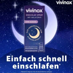 ® Einschlaf-Spray mit Melatonin bei Einschlafstörungen, 50 ml^Vivinox New