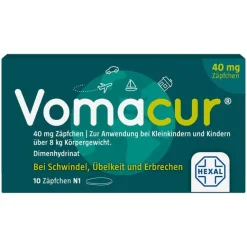 ® 40 mg Zäpfchen, 10 St^Vomacur