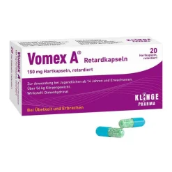 Vomex A Mittel Gegen Durchfall & Erbrechen|Für Unterwegs-® Retardkapseln, 20 St