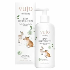 Vujo Haut- & Haarpflege|Für Kinder-Frischling Baby Körperlotion, 200 ml