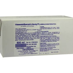 Hedinger Mundpflege|Mundspüllösung-Wasserstoffperoxid-Lösung 3% Standardzulassung, 500 ml