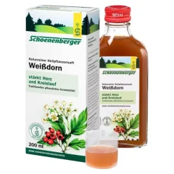 Schoenenberger Stärkungsmittel-Weißdorn Saft HPS, 200 ml