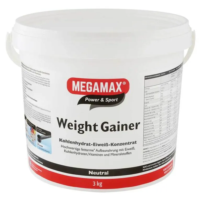 Sonstige Aufbaupräparate-Weight Gainer Megamax Neutral Pulver, 3000 g