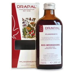 Weissdornbeeren Bio Pflanzensaft Drapal, 200 ml^Allpharm Sale