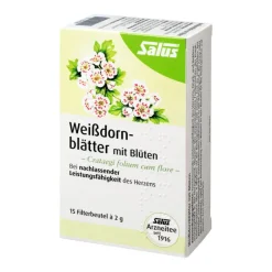 Salus Weissdornblätter mit Blüten Arzneitee bio , 15 St- Bio Tee