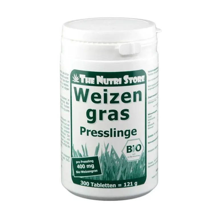 The Nutri Store Weizengras-Weizengras 400 mg Bio Presslinge, 300 St
