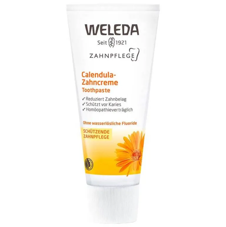 Weleda Calendula-Zahncreme, 75 ml-Kinder Zahnpasta & Zahncreme|Mund- Und Zahnpflege