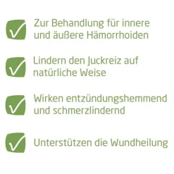 Weleda Hämorrhoiden Salbe|Venenleiden-Hämorrhoidalzäpfchen, 10 St