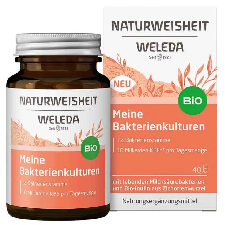 Weleda Bakterienkulturen-Naturweisheit Meine Bakterienkulturen Kapseln , 40 St
