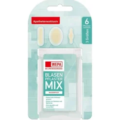 Blasenpflaster Mix 3 Größen, 6 St^Wepa Best