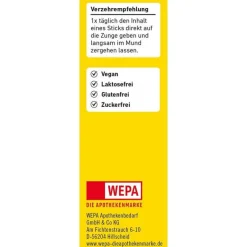 Wepa Magnesium-Magnesium Direkt Sticks, 20 St