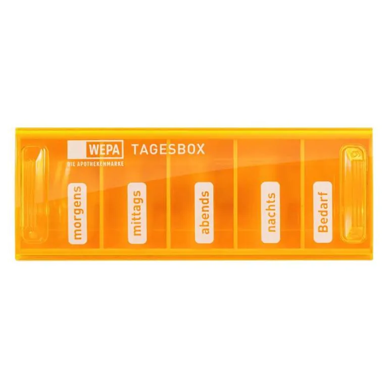 Wepa Dosierer & Zerteiler-Tagesbox UV-Schutz + farbig sortiert, 1 St