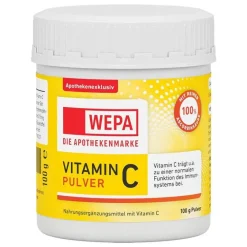 Wepa Vitamin C Pulver Dose, 100 g- Vitamin C (Ascorbinsäure)