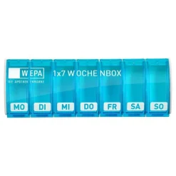1x7 Wochenbox UV-Schutz + türkis, 1 St^Wepa New