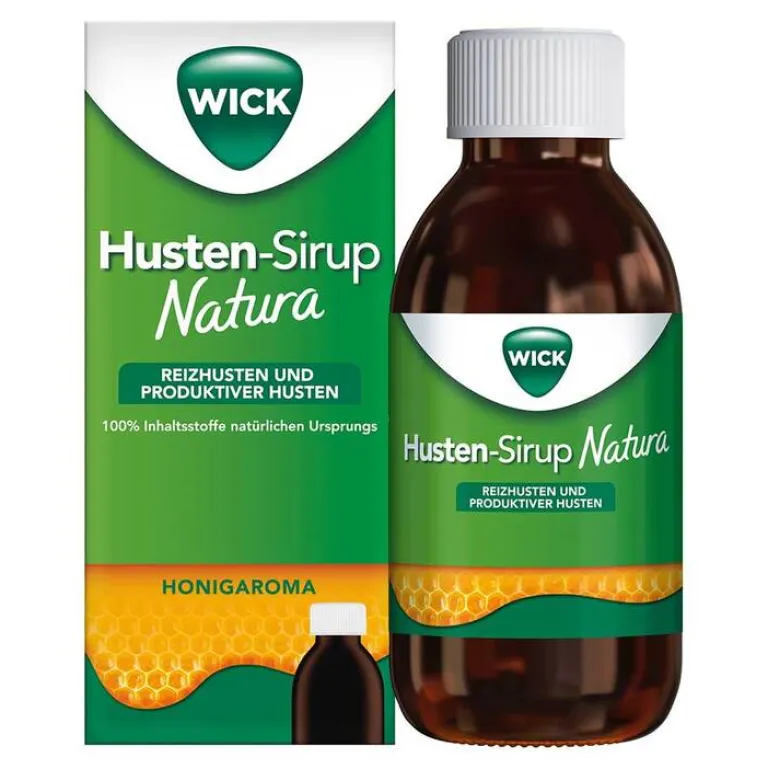 Wick Husten-Sirup Natura, 140 ml- Hustenstiller|Hustenlöser