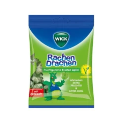 Wick RachenDrachen Halsgummis Apfel, 75 g- Fruchtgummi