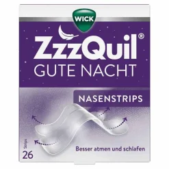 Wick Zzzquil Nasenpflaster-Gute Nacht Nasenstrips, 26 St