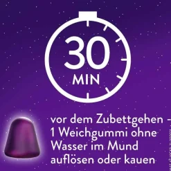 Wick Zzzquil Melatonin Tabletten-Gute Nacht Weichgummis, 2x60 St