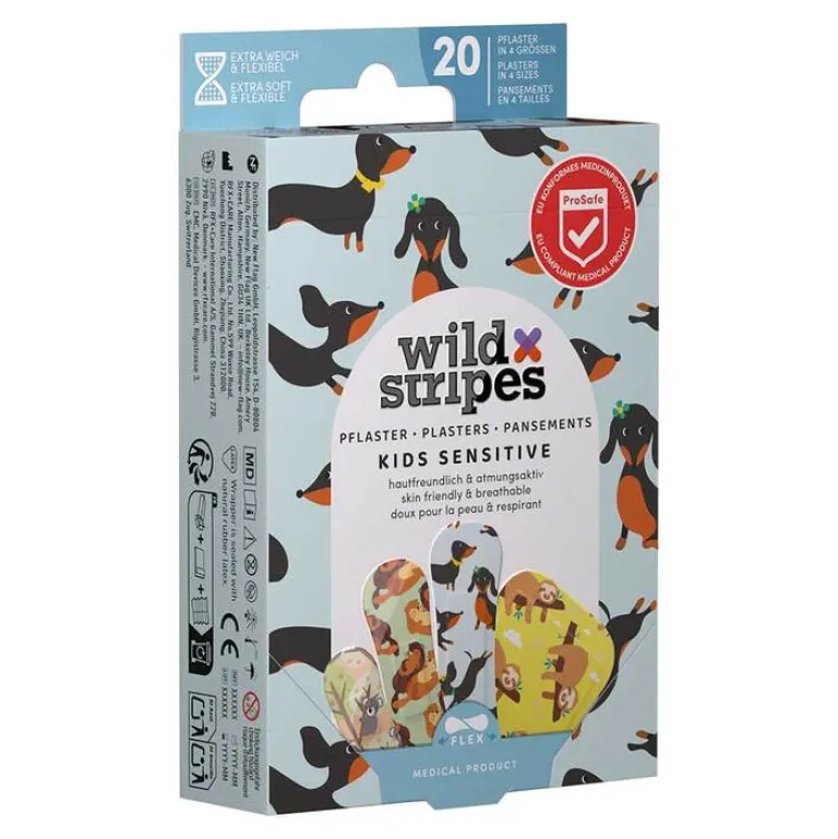 Kids sensitiv Animal Fun Pflaster, 20 St^Wild Stripes Clearance
