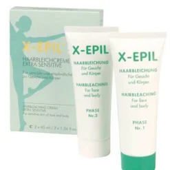 X-Epil Enthaarung-Haarbleichcreme, 2X40 ml