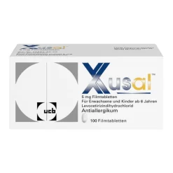 Xusal 5 mg Filmtabletten, 100 St- Levocetirizin|Allergie Tabletten