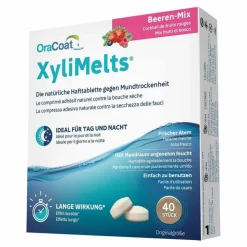 XyliMelts Hafttabletten Beeren-Mix Oracoat, 40 St- Mundpflege