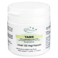 Hannes pure Lebenslust Yamswurzel-Yams Wurzel Kapseln, 120 St
