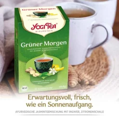 Grüner Morgen Bio, 17X1.8 g^Yogi Tea Clearance