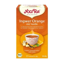Yogi Tea Ingwer Orange + Vanille Bio, 17X1.8 g- Yogi Tee|Bio Tee