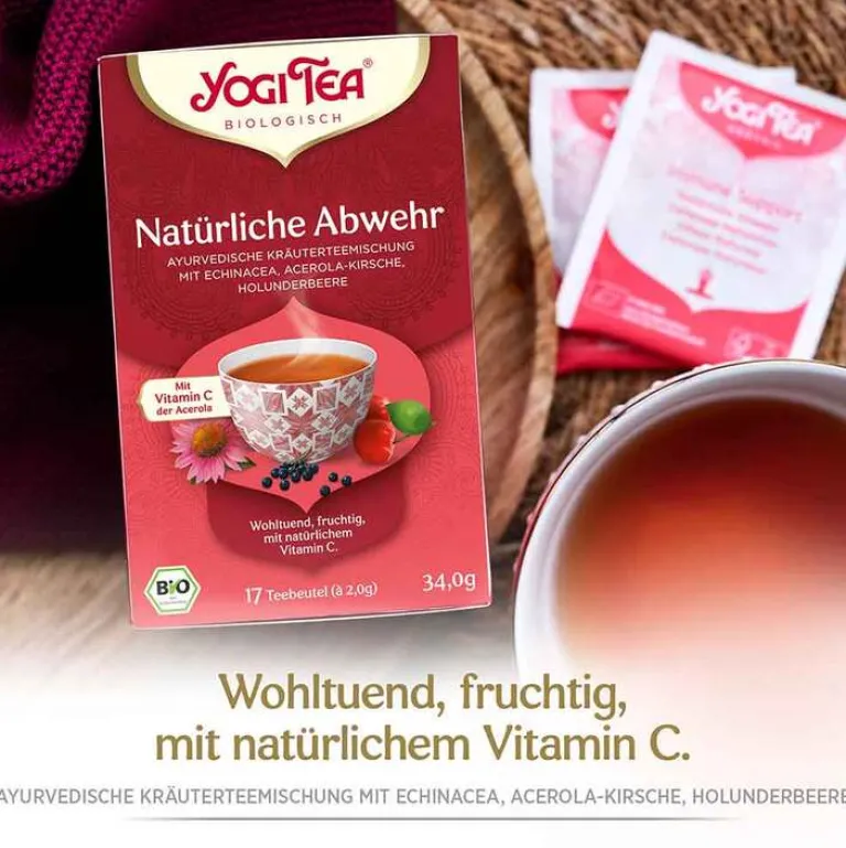 Yogi Tea Yogi Tee|Kräutertee-Natürliche Abwehr Filterbeutel, 17X1.8 g