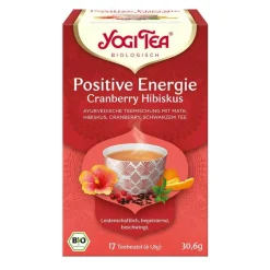 Yogi Tea Yogi Tee-Positive Energie Cranb.Hibiskus Fbeutel 1,8g, 17X1.8 g