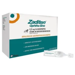 Zaditen ophtha sine Augentropfen Einzeldosispipetten, 50 St- Augentropfen Allergie