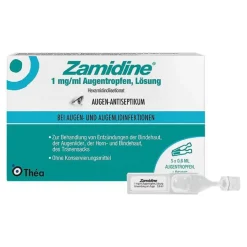 Zamidine 1 mg / ml Augentropfen Mehrdosenbehältnisse, 5X0.6 ml- Augentropfen Bindehautentzündung