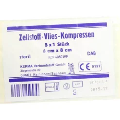 Zellstoff Vlies Kompressen 6, 5X1 St^Kerma Best