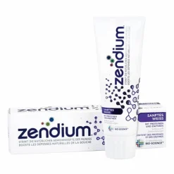 Zendium Zahnweiß|Zahnpasta & Zahncreme-Zahncreme sanftes weiß, 75 ml