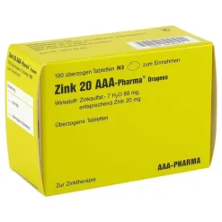 Zink 20 Pharma Dragees, 100 St^AAA New