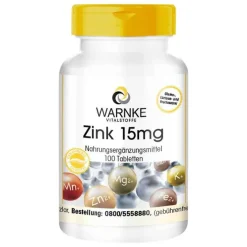 Warnke Zink-Zink 15 mg Tabletten, 100 St