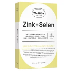 Twardy Zink|Selen-Zink + Selen Kapseln vegan, 40 St