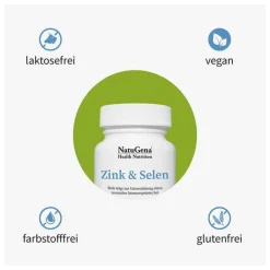 Natugena Zink & Selen Tabletten, 120 St- Zink|Selen