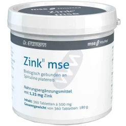 Dr. Enzmann Zink II Mse 1,25 mg Tabletten, 360 St- Zink