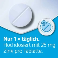 ® 25 mg hochdosierte Zink Tabletten, 20 St^Zinkorot Best
