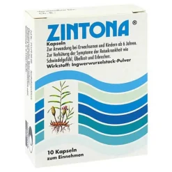 Zintona Kapseln, 10 St- Mittel Gegen Durchfall & Erbrechen