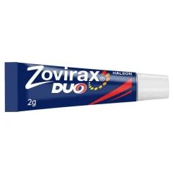 Zovirax Lippenherpes-® DUO Creme bei Lippenherpes. 5 % Aciclovir, 1 % Hydrocortison, 2 g